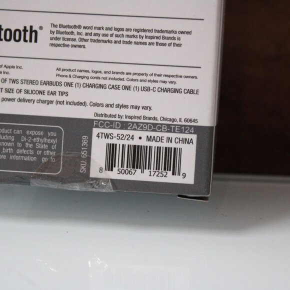 Ionix True Wireless Bluetooth Earbuds ANC+ENC Noise Cancelling with Case White - Picture 5 of 5